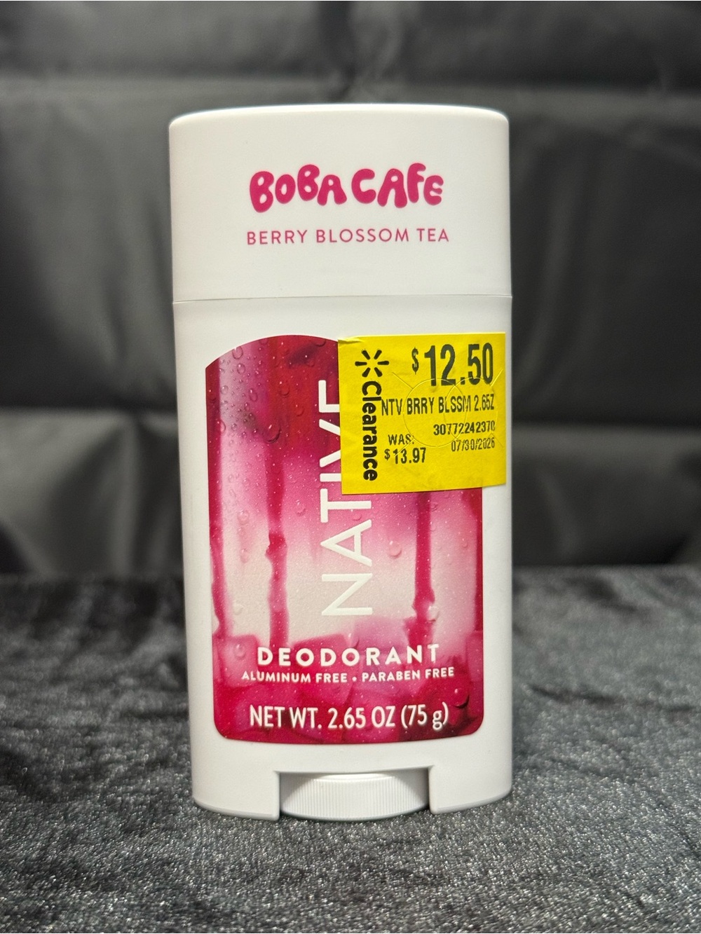 Native Boba Cafe Berry Blossom Tea Deodorant